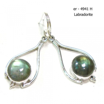 Top quality blue fire Labradorite earrings